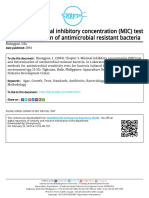 Minimal Inhibitory Concentration Test