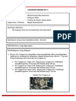 Laporan Harian Turbine