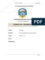 Informe de Geomallas y Geomantos