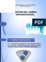 Gestion Del Cambio Organizacional