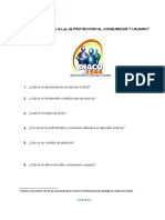 Cuestionario Ley de Protección Al Consumidor