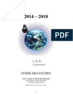 Guide Des Etudes Lea 2017 - 2018