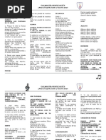 Esquema de Cantos Pentecostes 2018