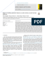 Impact of Roadway Geometric Features On Crash Severity On Rural Two-Lane Highways