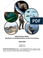 (Full) Multi-Domain Battle: Combined Arms For 21st Century