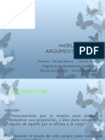 Habilidades de Argumentacion