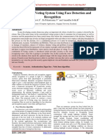 Confidential E-Voting System Using Face Detection and Recognition