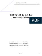 Cobra CB 29 LX EU Service Manual