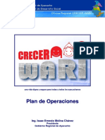 Plan de Operaciones CRECER Wari, Gobierno Regional de Ayacucho