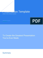 Investor Pitch Deck Template