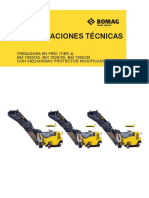 Especificaciones Tecnicas Fresadora Bomag