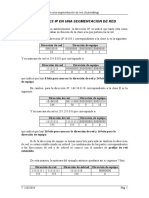 Las Direcciones IP en Una Segmentacion de Red - Subnetting