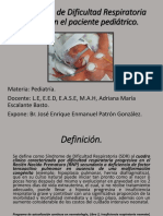 Pediatria, Sindrome de Dificultad Respiratoria