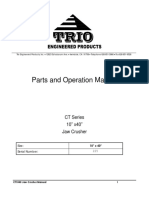 Trio CT 1040 Jaw Crusher Manual (SN. 225) PDF