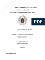 La Tradicion en Hayek PDF