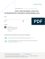 Nonlinear Static and Dynamic Analysis of Reinforce