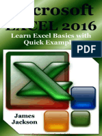 Microsoft EXCEL 2016 Learn Excel Basics With Quick Examples PDF