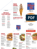 Wegmans Chantilly Burger Bar Menu