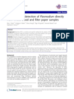 Real-Time PCR Detection of Plasmodium Directly From Whole Blood and Filter Paper Samples