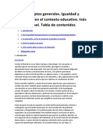 Igualdad y Diferencia en El Contexto Educativo - Dussel