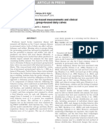 Associations of Behavior-Based Measurements and Clinical