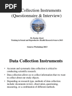 Data Collection Instruments 