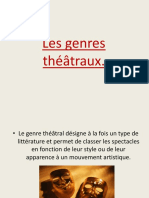 Les Genres Théâtraux