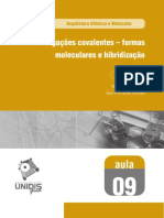 Aula 9 - Ligações Covalentes - Formas Moleculares e Hibridização PDF