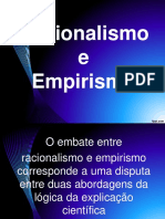 Racionalismo e Empirismo