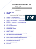 The Provincial Motor Vehicles Ordinance, 1965