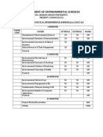 New Syllabus MSC Environmental Sci PDF