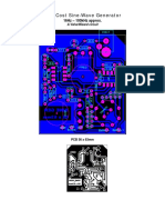 Low Cost Sine-Wave Generator: 16Hz - 100Khz Approx