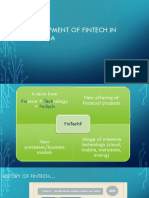 Development of Fintech in