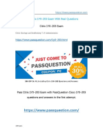 Passed !!passquestion Offer The Latest 1Y0-203 Real Questions