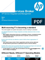 Be An IT Services Broker: HP Service Integration and Management