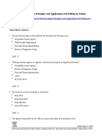 Test Bank For Pharmacology Principles and Applications 2nd Edition by Fulcher