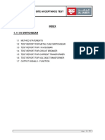 11KV SAT Procedure