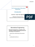 1 - Introduction To BME