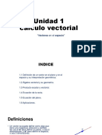 Calculo Vectorial Unidad 1