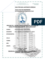 Informe de Instalaciones Sanitarias