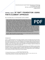 Analysis of Mat Foundation Using Fea