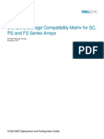 Dell Storage Compatibility Matrix - Nov 2017