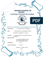 Avanse Contaminacion Atmosferica Por Industria Carbonera y Calera