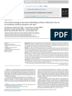 Successful Strategy To Decrease Indwelling Catheter Utilization Rates in