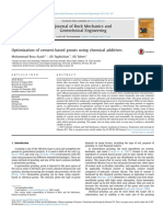 Journal of Rock Mechanics and Geotechnical Engineering: Mohammad Reza Azadi, Ali Taghichian, Ali Taheri