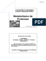  Aula Metabolismo de Proteínas