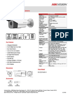 DS-2CD2T42WD-I5: 4 MP EXIR Bullet Network Camera