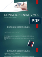 Donacion Entre Vivos