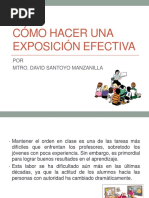 Cómo Hacer Una Exposición Efectiva