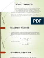 Entalpias de Formacion, Reaccion y Combustion